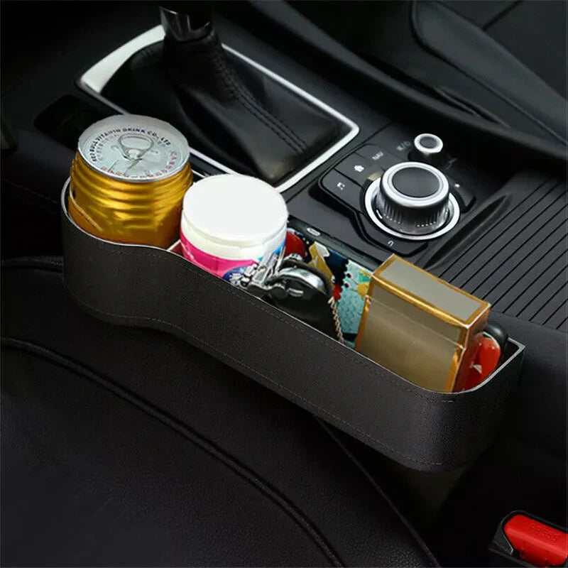 Boîte de rangement pour siège de voiture, poche fendue, accessoires automobiles .