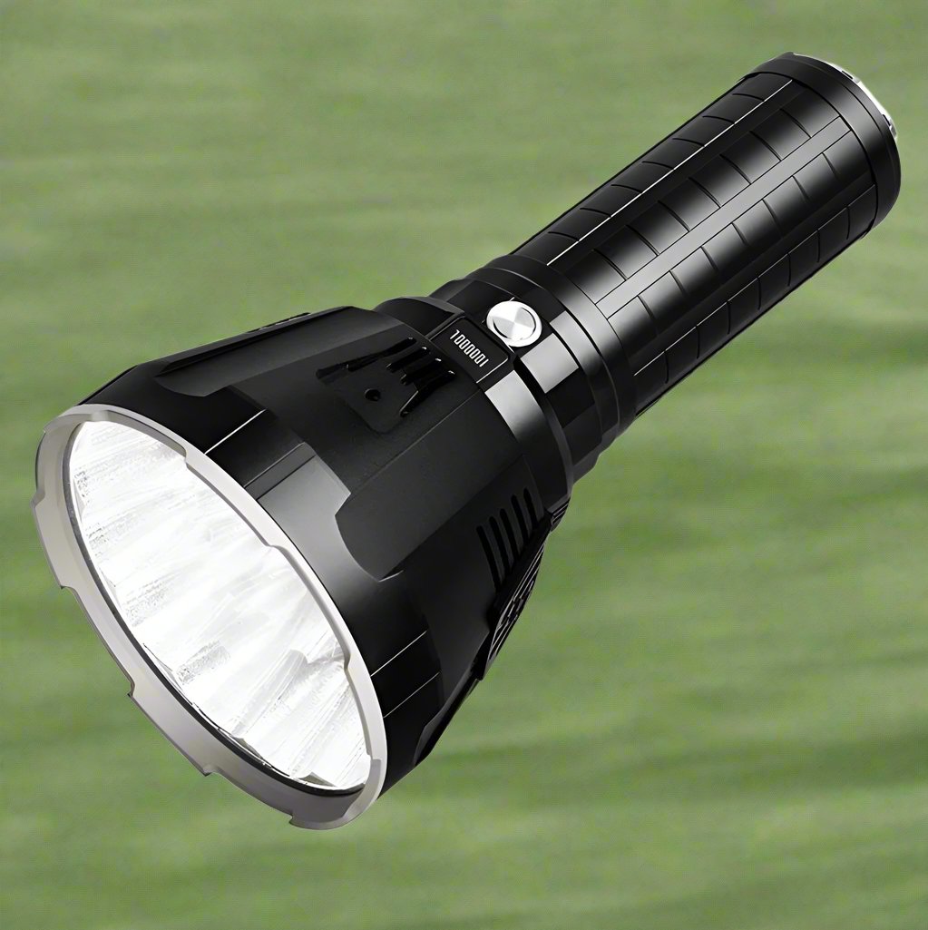 Lampe de Poche USB LED Étanche - Rechargeable, IP54, 100000 Lumens