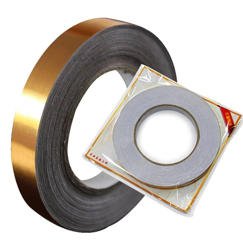 Adhésif décoratif doré 50m