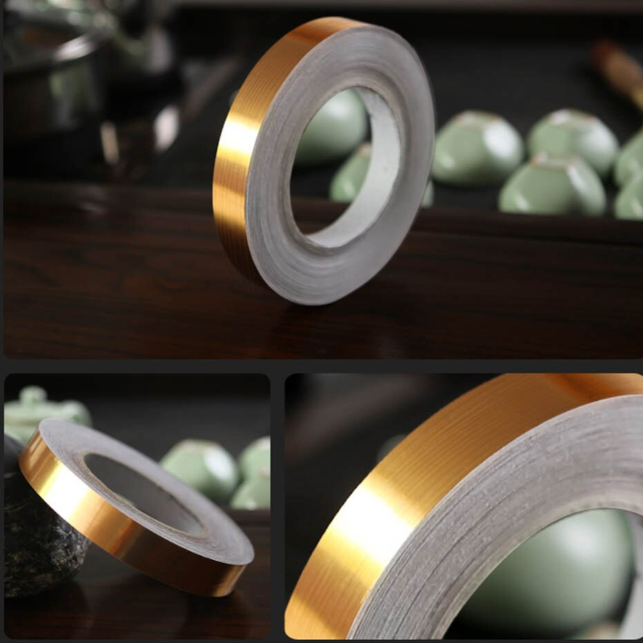 Adhésif décoratif doré 50m