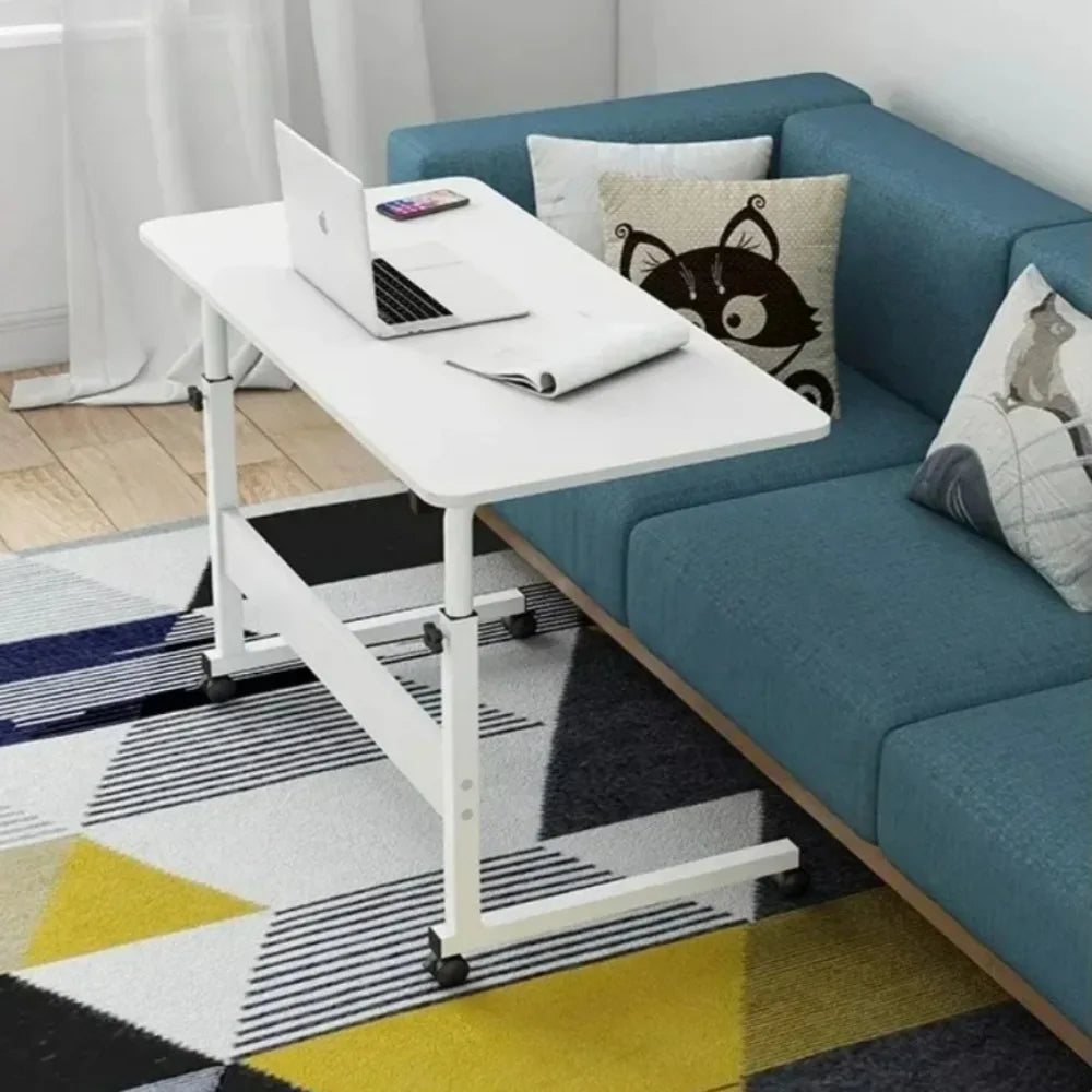 Bureau d'Ordinateur Mobile Réglable - Idéal pour Petits Espaces