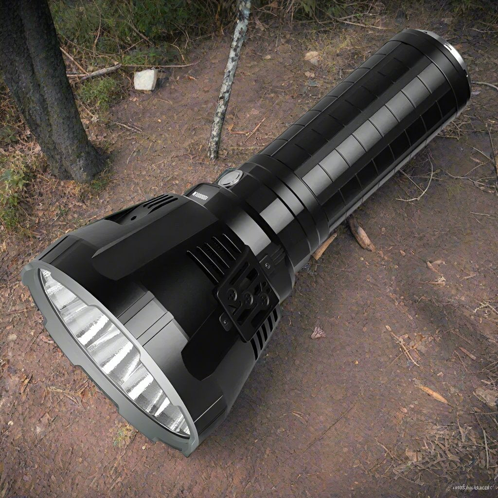 Lampe de Poche USB LED Étanche - Rechargeable, IP54, 100000 Lumens