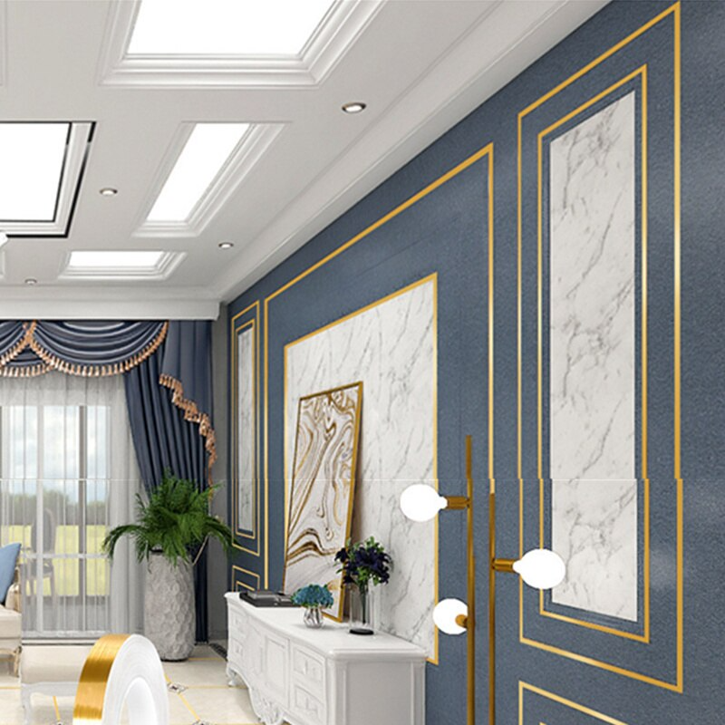 Adhésif décoratif doré 50m