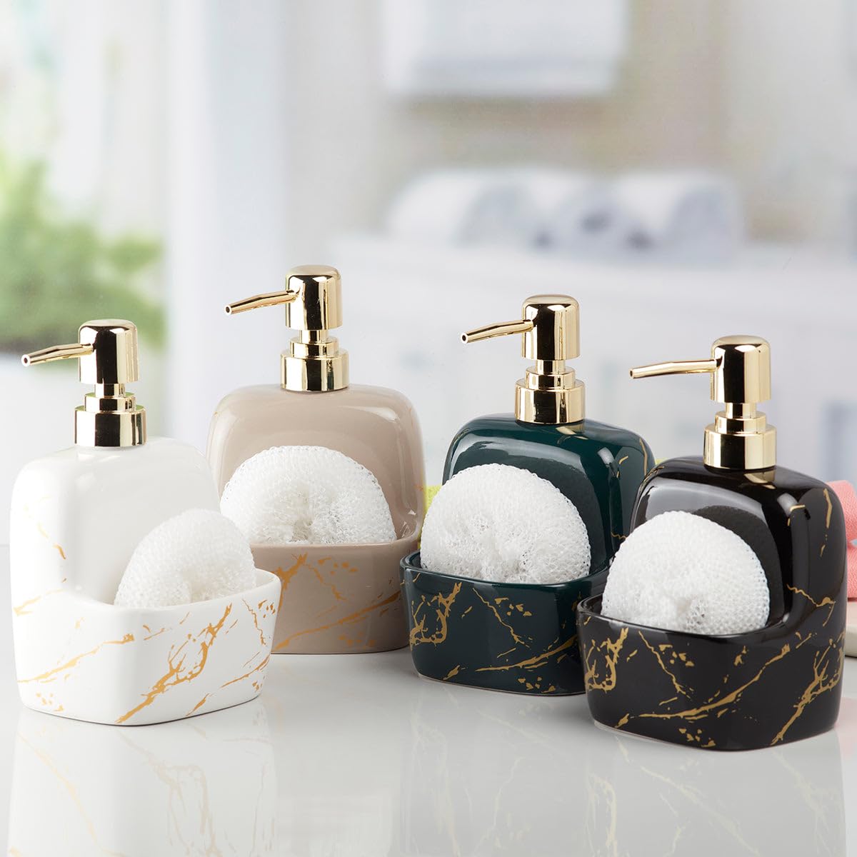 2 Distributeurs de Savon en Céramique