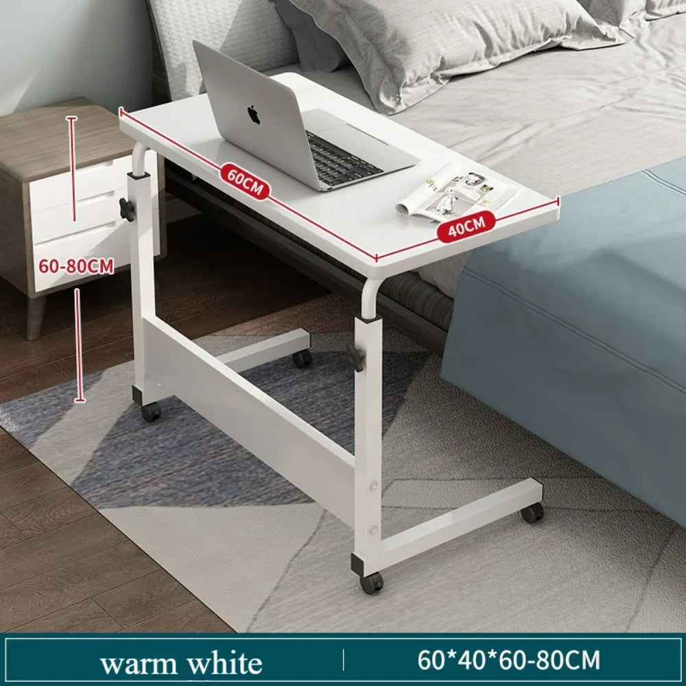 Bureau d'Ordinateur Mobile Réglable - Idéal pour Petits Espaces