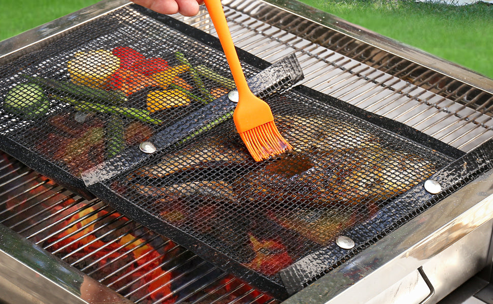 Un Sac De Grillage En Filet Pour Barbecue