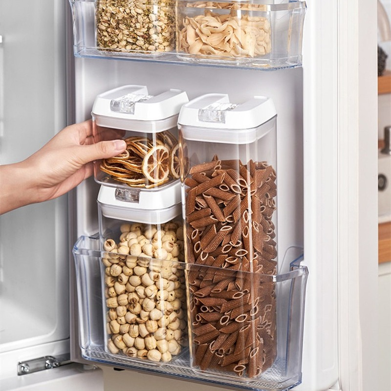 Boîtes de Récipients de Conservation en Plastique pour Nourriture - 5pcs