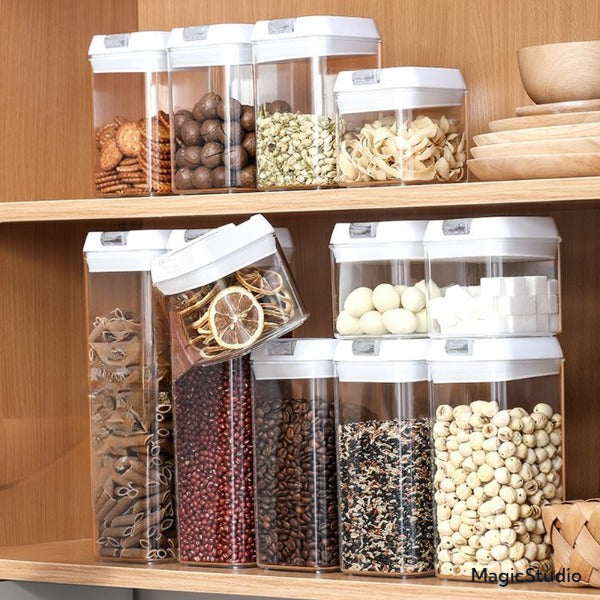 Boîtes de Récipients de Conservation en Plastique pour Nourriture - 5pcs