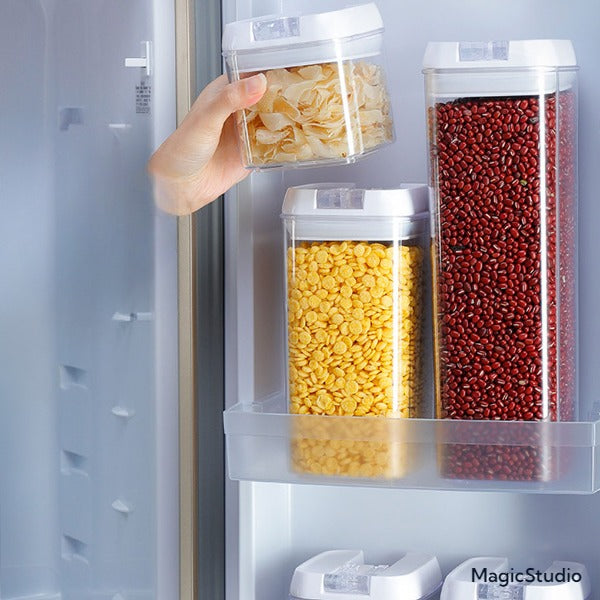 Boîtes de Récipients de Conservation en Plastique pour Nourriture - 5pcs