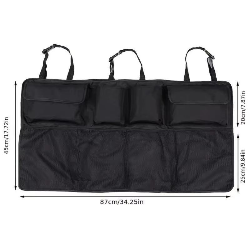 Sac de Rangement pour Coffre de Voiture  Siège Arrière, Universel, Grande Capacité, Oxford, Étanche, Multi-Poches
