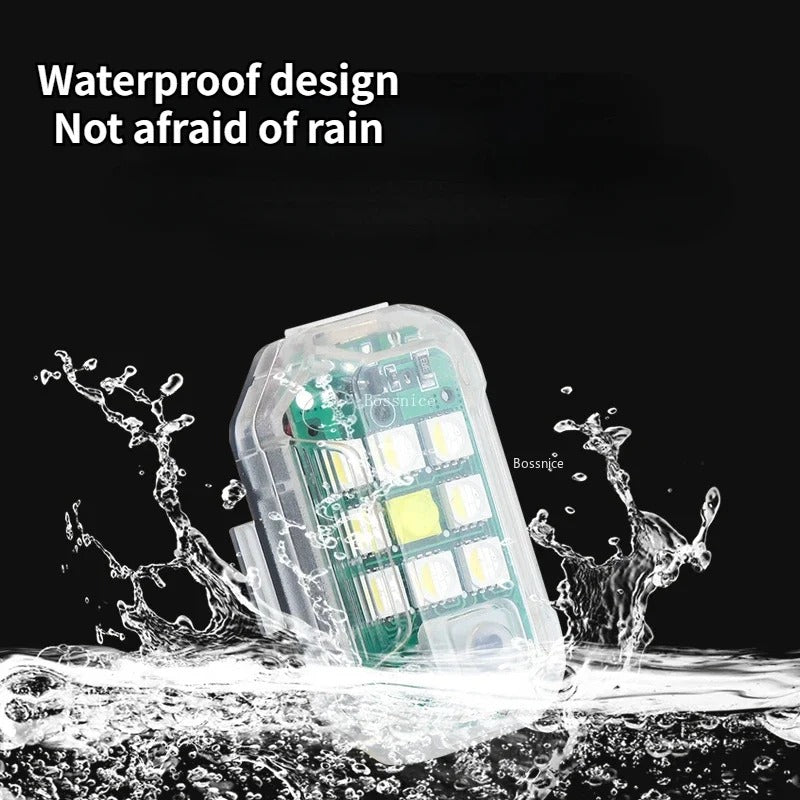 2 Voyant stroboscopique LED avec télécommande sans fil