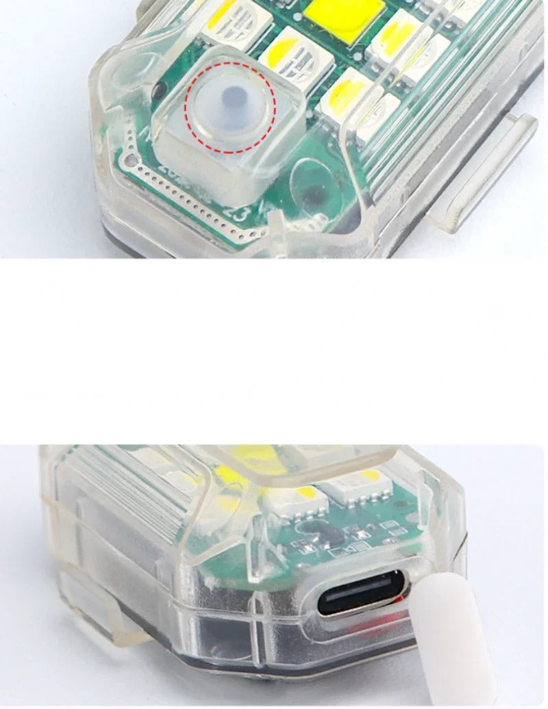 2 Voyant stroboscopique LED avec télécommande sans fil