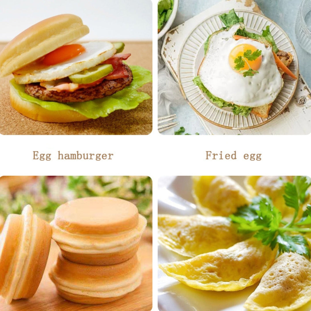 Poêle Granit antiadhésif 4 Compartiments,Crêpe,Omelette,Pancake