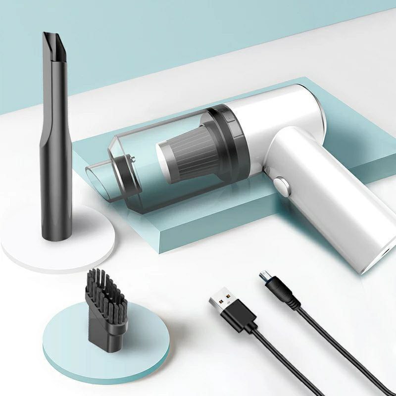 Mini aspirateur de Voiture Portable Sans Fil avec Aspiration Puissante