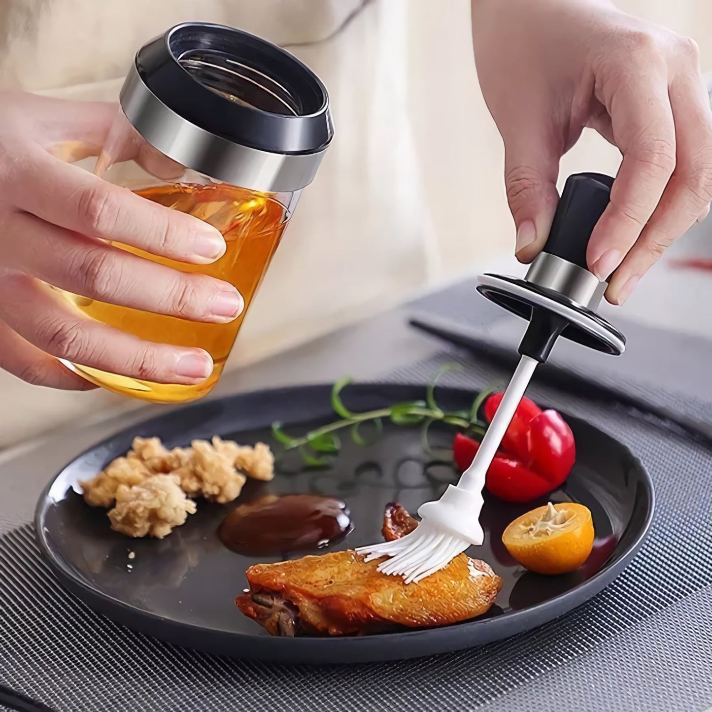 Bouteilles à bouchon cuillère intégrée